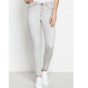 Mih Denim Skinny Ankle Jeans Womens 25 Gray High Rise Stretch Bridge